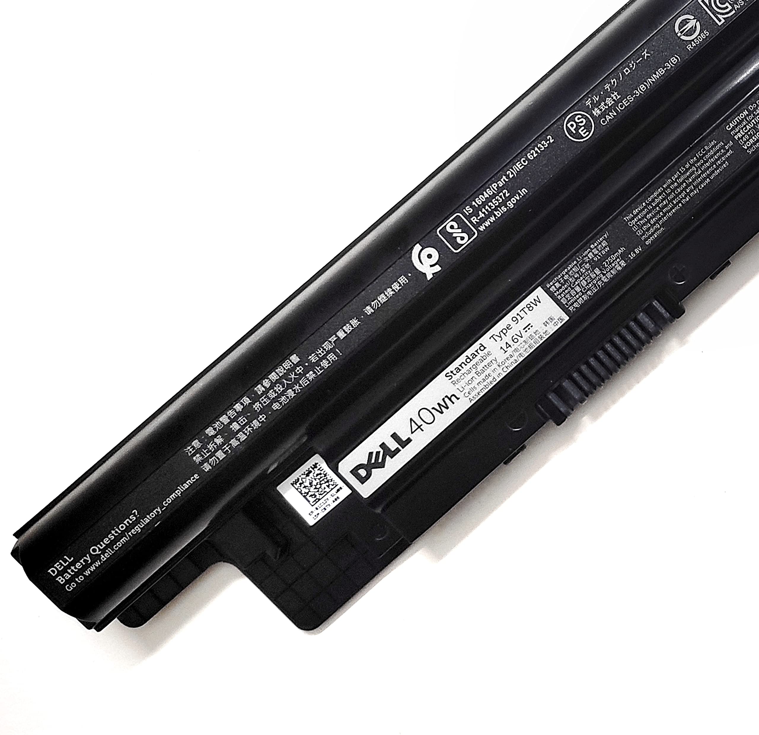 Original 91T8W-XCMRD Laptop Battery 14.6V 40WH Fit with Dell